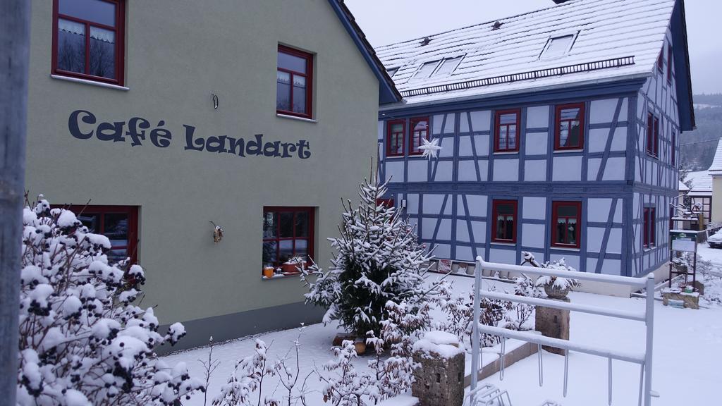 Cafe Landart Im Thueringer Finistere Lägenhet Plaue  Exteriör bild