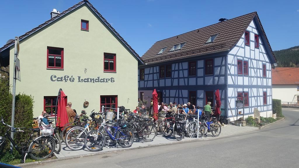 Cafe Landart Im Thueringer Finistere Lägenhet Plaue  Exteriör bild